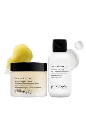 NEW Philosophy MICRODELIVERY vitamin c resurfacing peel kit